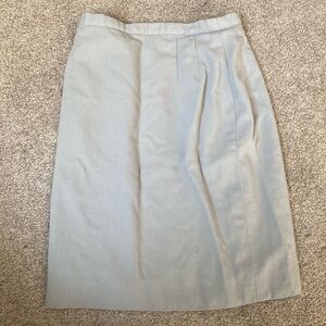 Giorgio Armani Le Collezioni Grey Pencil Skirt Sz 6